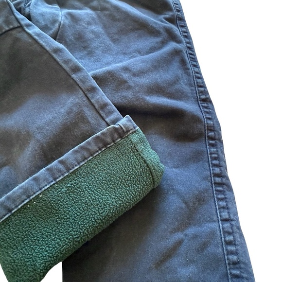 Cat & Jack 3T Jogger Pants Navy Fleece Lined Boys Warm Cozy Playful - Picture 4 of 5